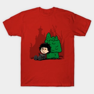 Cute Johnny Depp 80's Gothic Movie Cartoon Mashup T-Shirt